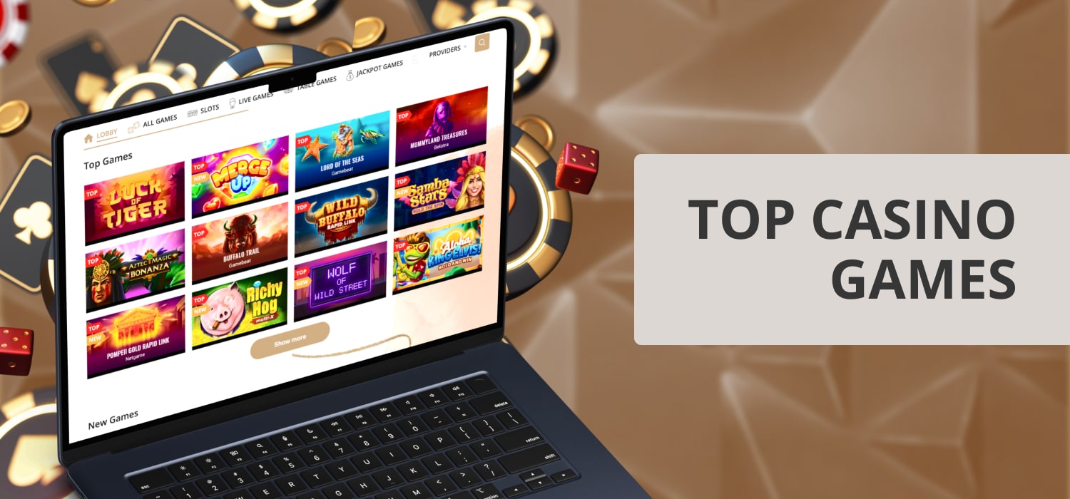 popular casino games on boho